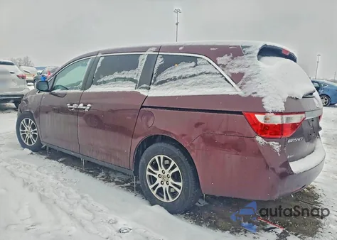 2013 Honda Odyssey Exl from USA, damaged, VIN 5FNRL5H69DB017410